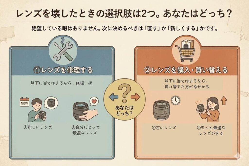 修理？買い替え？